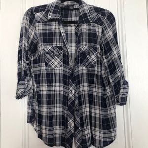 Torrid Plaid Button Down Shirt
